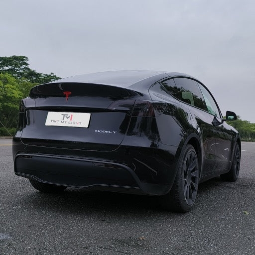 Smoked Tail Light Tint for Tesla Model Y by Tint My Light