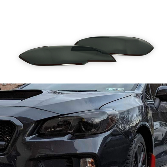 Smoked Headlamp Head Light Covers for 2015-2021 Subaru WRX/STI By Tint My Light